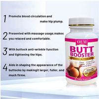 Capsules d'agrandissement des fesses et pilules pour les seins et les fesses, fournies par l'usine OEM, pour tous - Ne convient pas aux femmes enceintes
