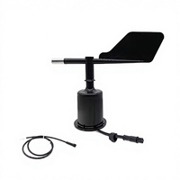 Capteur d'Anémomètre YIGU YGC-FX1 RS485 ABS 4-20mA 0-5V/0-2.5V Sortie Mesure la Vitesse et la Direction du Vent 0-50m/s Précision 1%