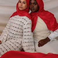 Vente à chaud écharpe Hijab modal en coton modal doux extensible uni léger foulard musulman modal respirant voile Hijab modal rayonne