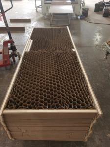 Sơn lót màu trắng mịn 6 Bảng điều khiển Bifold tủ quần áo lõi rắn Lõi Rỗng đúc cửa tủ quần áo - Product Image 2