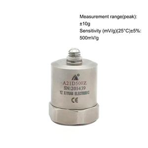 충격 동적 시험 500mV/g IEPE 진동 가속도계 범용 단일 축 센서 0.5-3kHz 주파수 1000g 충격 - Product Image 3