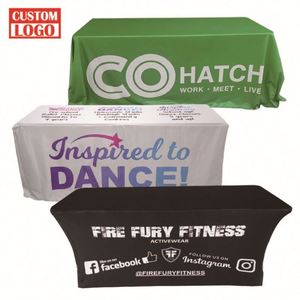 Spandex Fitted Stretch Spandex <b>Table</b> Cover <b>Cloths</b> <b>Table</b> <b>Cloth</b> for Restaurant - Product Image 1