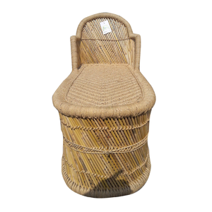 Sillón Reclinable Largo de Mimbre de Bambú, Hecho a Mano, para Relajarse Junto a la Piscina, Resort, Sofá Cama - Product Image 2