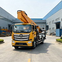 Camion de travail aérien à moteur diesel, directement de l'usine, avec plateforme de travail de 400 kg, portée horizontale de 27 m, rotation à 360°, hauteur de 45 m