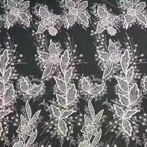 Elegant Chantilly <strong>Lace</strong> <strong>Fabric</strong> for Bridal Wear Delicate Floral Pattern <strong>Soft</strong> Touch Non - Itchy Material Ideal Tailoring - Product Image 5