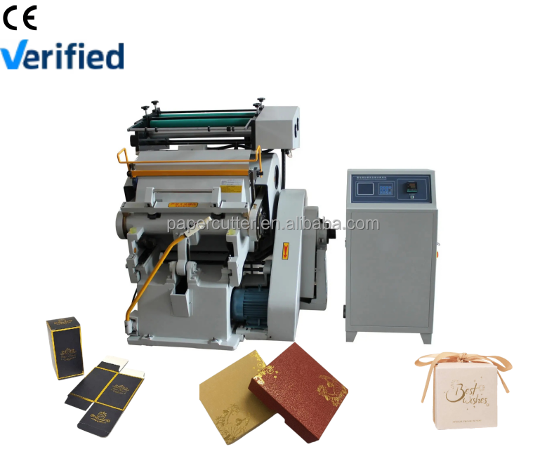 Automatic Professional Golden Leather logo Embossed