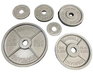 Factory In Stock Cast Iron Spray Paint Barbell Plate