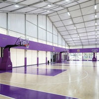 Tente de sport en PVC imperméable avec structure en alliage d'aluminium pour terrain de football temporaire
