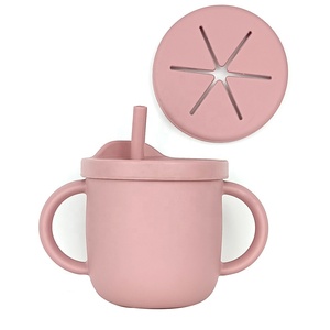 Taza de almacenamiento sin derrames y sin BPA para bebé, vaso plegable de silicona para aperitivos con tapa - Product Image 5