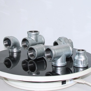 Dkv mạ kẽm dễ uốn sắt 90 độ khuỷu tay phù hợp trái/phải khớp nối Tees NPT 150 LB SCH 40 ren Công Đoàn gi phù hợp - Product Image 3