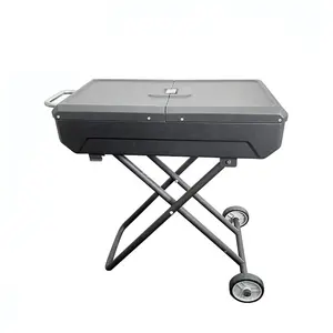 China Manufacturers Outdoor Indoor Camping Chromed Steel Portable Charcoal Barbeque Grills