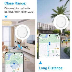 Traceur GPS intelligent anti-perte, double système, étanche, compatible <span class=keywords><strong>avec</strong></span> les téléphones iOS et Android, fonctionne <span class=keywords><strong>avec</strong></span> Apple Find My et Android Find Hub - Product Image 4