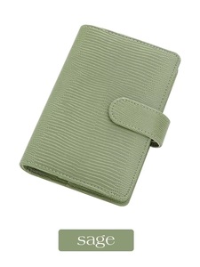 Archivador <span class=keywords><strong>A5</strong></span> de Cuero Duradero Tapa Dura <span class=keywords><strong>6</strong></span> Anillas Oro Rosa Planificador Financiero Organizador de Presupuesto Encuadernación en Espiral Regalo para Oficina Varios Tamaños - Product Image 4
