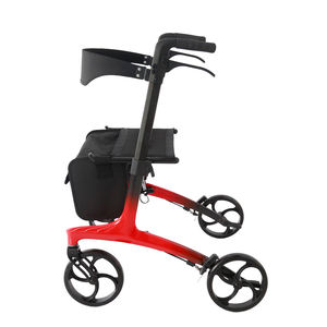 Andador <span class=keywords><strong>de</strong></span> Fibra <span class=keywords><strong>de</strong></span> Carbono Roja, Ultra Ligero y Plegable, Ayuda Médica para Caminar para Personas Mayores, Diseño Elegante para Cuidado en el Hogar OEM ODM - Product Image 6