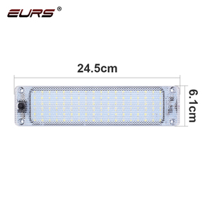 Nouvel éclairage de dôme magnétique COB haute luminosité avec couvercle 12V-85V pour camping-car, camion, éclairage intérieur de voiture - Product Image 5
