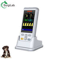 Moniteur Portable des signes vitaux pour animaux, 1 pièce, équipement vétérinaire, clinique d'hôpital, pour animaux de compagnie, No: Spo2 + etco2 + chronomt + nibp