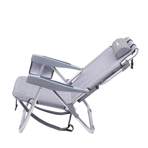 Fauteuil inclinable pliant en alliage d'aluminium 600D Oxford tissu multi-vitesses dossier réglable avec chaise pliante peut s'allonger sur <span class=keywords><strong>la</strong></span> chaise de <span class=keywords><strong>plage</strong></span> - Product Image 1