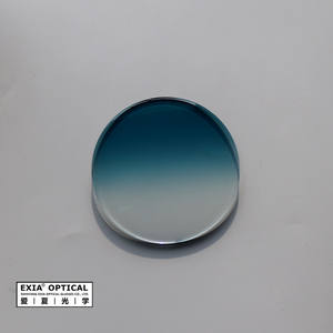 عدسات نظارات شمسية M10A من عدسات EXIA SHMC UV400 مضادة للانعكاس لعدسات هيدروفوبيا من البولي يوريثين بلون أزرق سماوي متدرج - Product Image 4