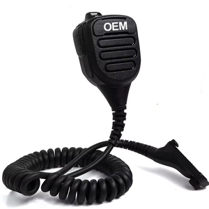 Support OEM NNTN8382B Microphone d'épaule réglable pour talkie-walkie portable avec haut-parleur pour XIR P-8268 P-8600 P-8668i GP-328D+ - Product Image 1