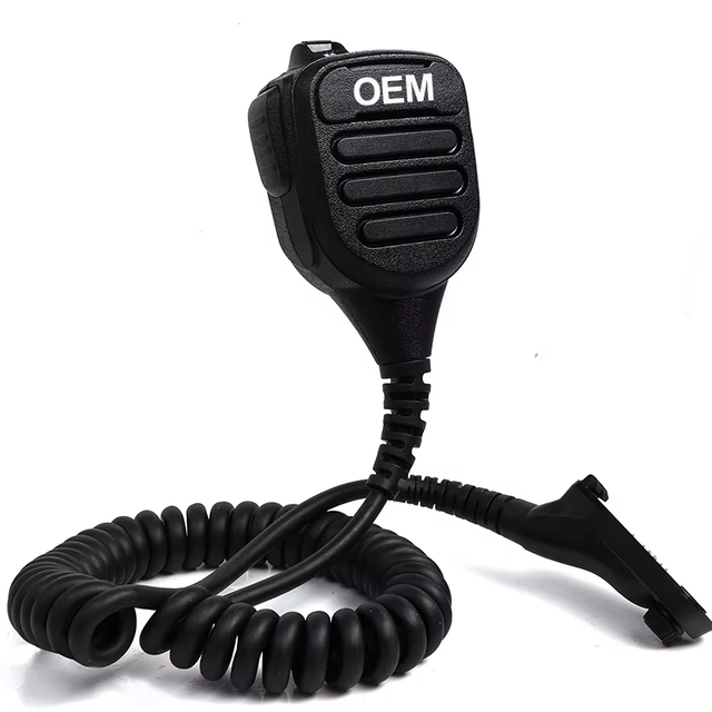 Support OEM NNTN8382B Walkie Talkie Handheld Speaker Adjustable Mic Shoulder Microphone for XIR P-8268 P-8600 P-8668i GP-328D+