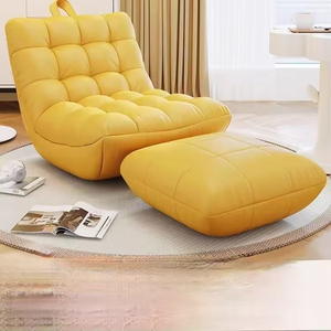 Balcony Lounge Chair Modern Lazy Sofa Chair Leisure Sofa Caterpillar Sofa <b>Bean</b> <b>Bag</b> Chair for Living Room Tatami - Product Image 4