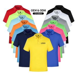 เสื้อโปโลผู้ชายขายส่ง คอปกแบบฮ่องกง ทรงหลวม แห้งเร็ว เสื้อกอล์ฟ สกรีนโลโก้ เสื้อโปโลผู้ชายแบบสั่งทำ - Product Image 1