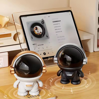 Speaker Mini Robot HIFI Terbaru 2026, Plastik, Lampu LED RGB, Trendi, Subwoofer TF Nirkabel untuk Pesta