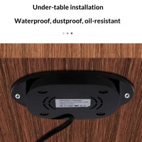 Chargeur sans fil invisible 15W à charge rapide longue portée pour téléphone portable, à intégrer dans meuble, plan de travail, table de chevet, M20 12V