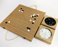 Ensemble de table de jeu Go de haute qualité et fait à la main pour cadeau compétition de jeu d'échecs jeux de société en bois Weiqi traditionnels chinois