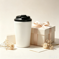 Mug de voyage isotherme 12 oz en acier inoxydable avec couvercle anti-fuite, tasse à café réutilisable