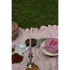 Vestido Rosa Jolanda con Estampado de Cuadros - Product Image 6