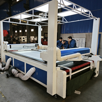 Machine de découpe de tissu industrielle à double faisceau LaserMen 1625, machine de découpe automatique CNC pour textiles et vêtements, pour la production en série