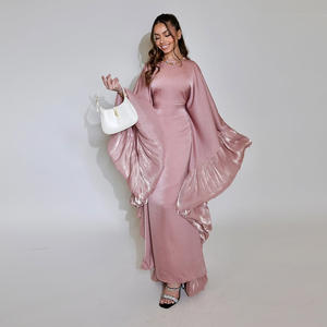 เดรสอาบายาใส่สบายแขนพริ้วไหวสำหรับงานปาร์ตี้ตอนเย็นและงานปาร์ตี้ - Product Image 2