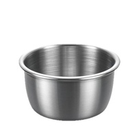 Coupelle à sauce en acier inoxydable, boîte à assaisonnement pour salade de tomates, boîte à assaisonnement pour barbecue, petit plat de forme minimaliste et moderne