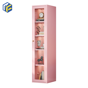 Kệ sách trẻ em có kính an toàn - Kệ góc treo tường cho phòng ngủ, tủ đựng sách giáo dục - Product Image 1