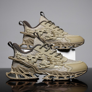 Chaussures de sport de luxe pour hommes, chaussures à lame personnalisées, chaussures de sport décontractées confortables, chaussures de marche - Product Image 1