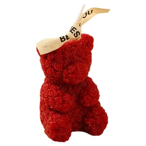 Độc đáo được thiết kế cao cấp tăng Ngày Valentine lãng mạn dễ thương tay Món quà tình yêu phong cách kỳ nghỉ Quà Tặng gấu Khuôn Thỏ thơm nến - Product Image 4