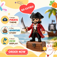 Proveedor Verificado, Figura de Juguete de Resina ABS Personalizada, Miniatura Impresa en 3D para Decoración de Escritorio, Material Certificado