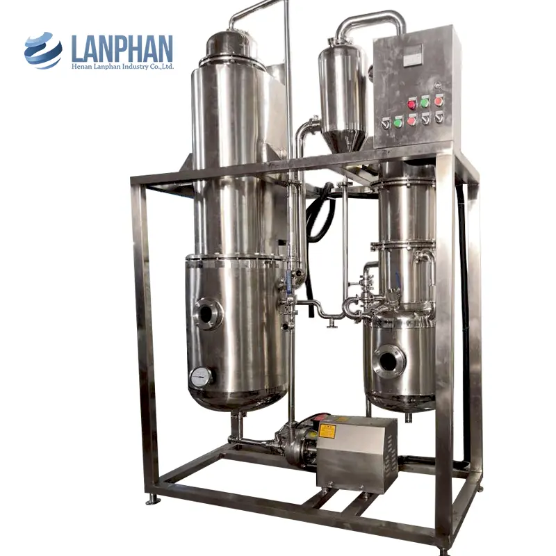 Ethanol Recovery 20l/H Thin Falling Film Evaporation Multiple Effect Machine