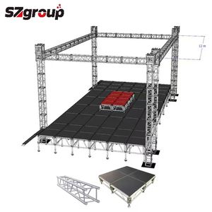 ระบบโครงถักอลูมิเนียมแบบพับได้คุณภาพสูง ขนาดสั่งทำได้ สำหรับงานเวที คอนเสิร์ต และงานแสดงสินค้า - Product Image 5