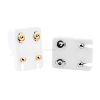 Clous d'oreille tendance en acier chirurgical 316L doré, sûrs et stériles, accessoires pour pistolet de piercing, cadeau de mariage pour enfants