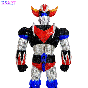 Figura Decorativa Hecha a Mano con Diamantes de Imitación, Diseño de Dibujos Animados Japoneses, Dios Demonio Gu Long Ta Sha - Product Image 3