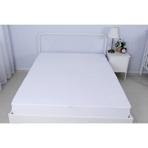 Protection de matelas à usage multiple, <span class=keywords><strong>drap</strong></span>-<span class=keywords><strong>housse</strong></span> de matelas Design terylène coton blanc Polyester tissu adulte uni 80 - Product Image 3