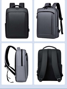 Modern Oxford Laptop <b>Backpack</b> Unisex Waterproof Zipper Closure Shoulder <b>Straps</b> 20-39L Capacity Lightweight Design Polyester USB - Product Image 2