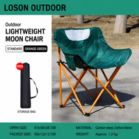 Chaise de camping pliable portable en tissu Oxford 600D, mobilier d'extérieur pour le camping, la pêche et les pique-niques