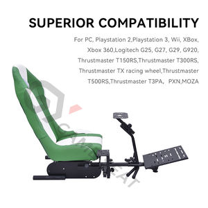 GY020 ODM Cadre de simulateur de course automobile pliable à faible coût d'expédition pour Thrustmaster T150RS, T300RS, T3PA, MOZA, PC - Product Image 6