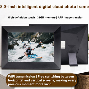 Thông Minh 8-Inch HD Kỹ Thuật Số Đám Mây Ảnh Màn Hình Cảm Ứng Hộ Gia Đình Đ<span class=keywords><strong>i</strong></span>ện Tử Album Máy Nghe Nhạc Wifi Từ Xa Truyền Không Dây MP3 AVI - Product Image 2