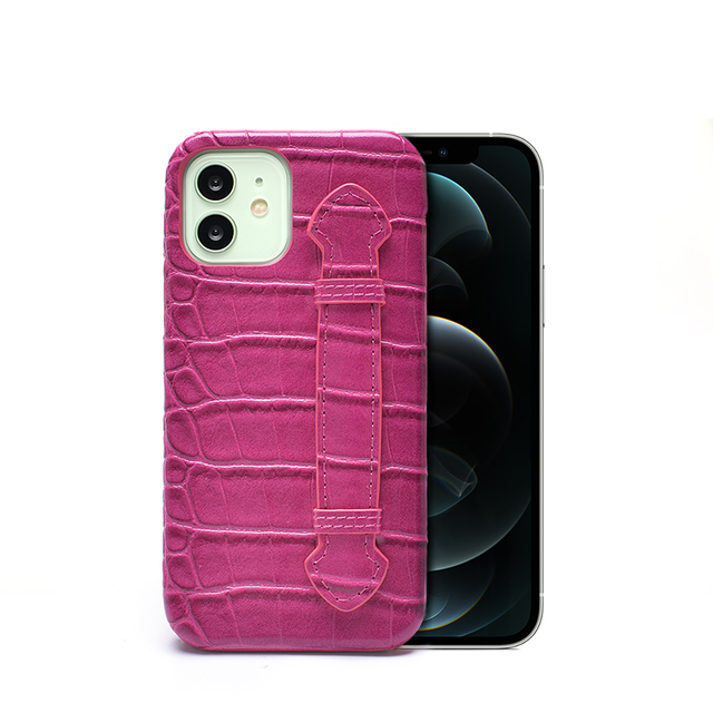 Customized Croc-Pattern Leather Phone Case Mobile Cover Bulk Order Factory Direct for iPhone 16 15 14 13 Pro Max