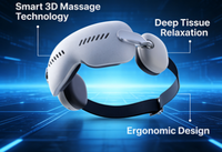Masseur oculaire intelligent 4D avec fonction musicale, masque oculaire respirant réglable, soulagement de la fatigue oculaire, aide au sommeil, modèle GD-A26
