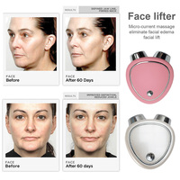 Meilleures Ventes : Appareil de Massage Anti-Âge Portable et Compact à Micro-Courant pour le Rajeunissement du Visage et l'Élimination des Rides des Yeux